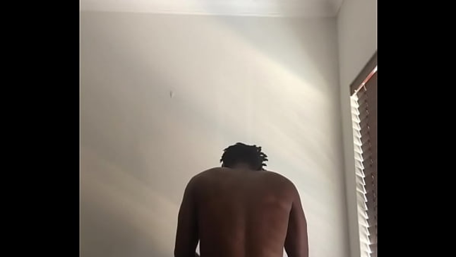 Sexy ebony amateur gets her slim body drilled hard in the morning