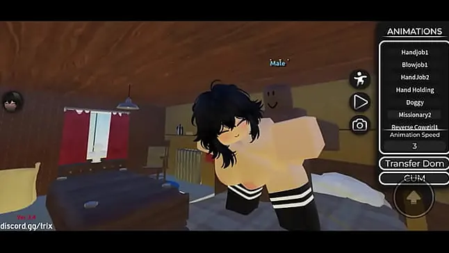 Black master humiliates roblox gal with his massive BBC