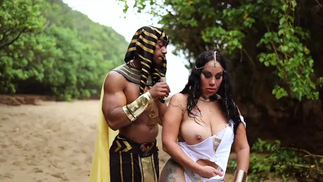 Queen Rogue demands BBC from her obedient servant Mazee The Goat