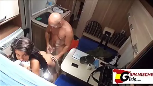 Brown-Haired is about to get screwed rigid in a lil' mansion, while her mate is sleeping