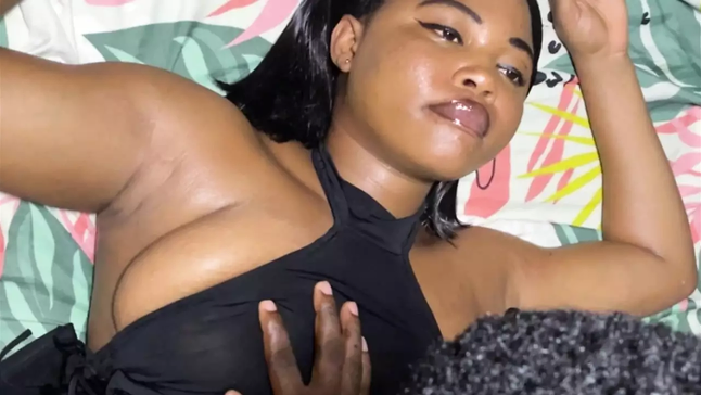A cool Nigerian pornstarlet screams noisily while getting fucked from behind