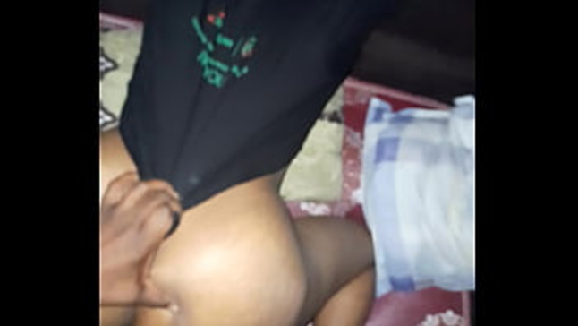 Kenyan gets roughed up in her sexy lingerie